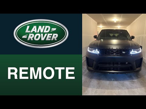 Using the Land Rover Incontrol Remote App!